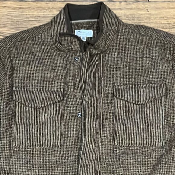 Peter Millar Wool Woven Coat Size XL - Picture 4 of 12